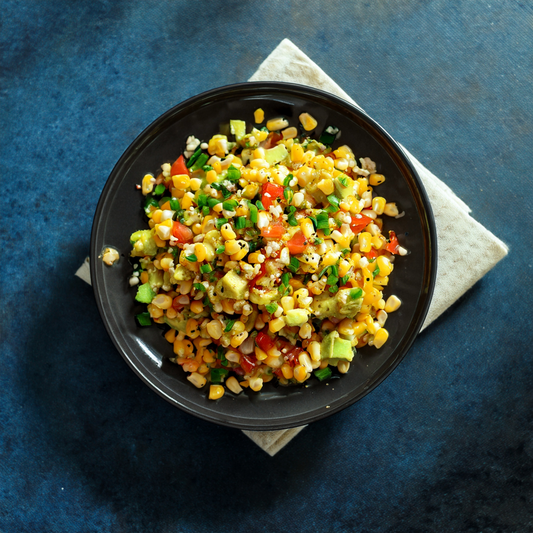 Asian Broiled Corn Salad