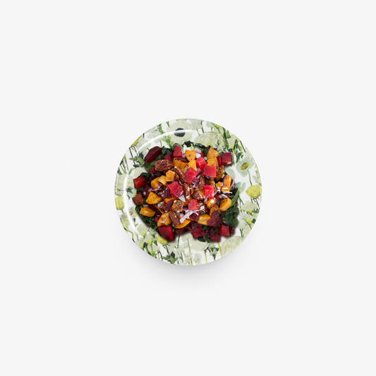 Beet Salad with Arugula, Pecans, and Goat Cheese