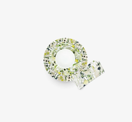 Cream Floral Garden Hostess Set - 20 Piece Setting