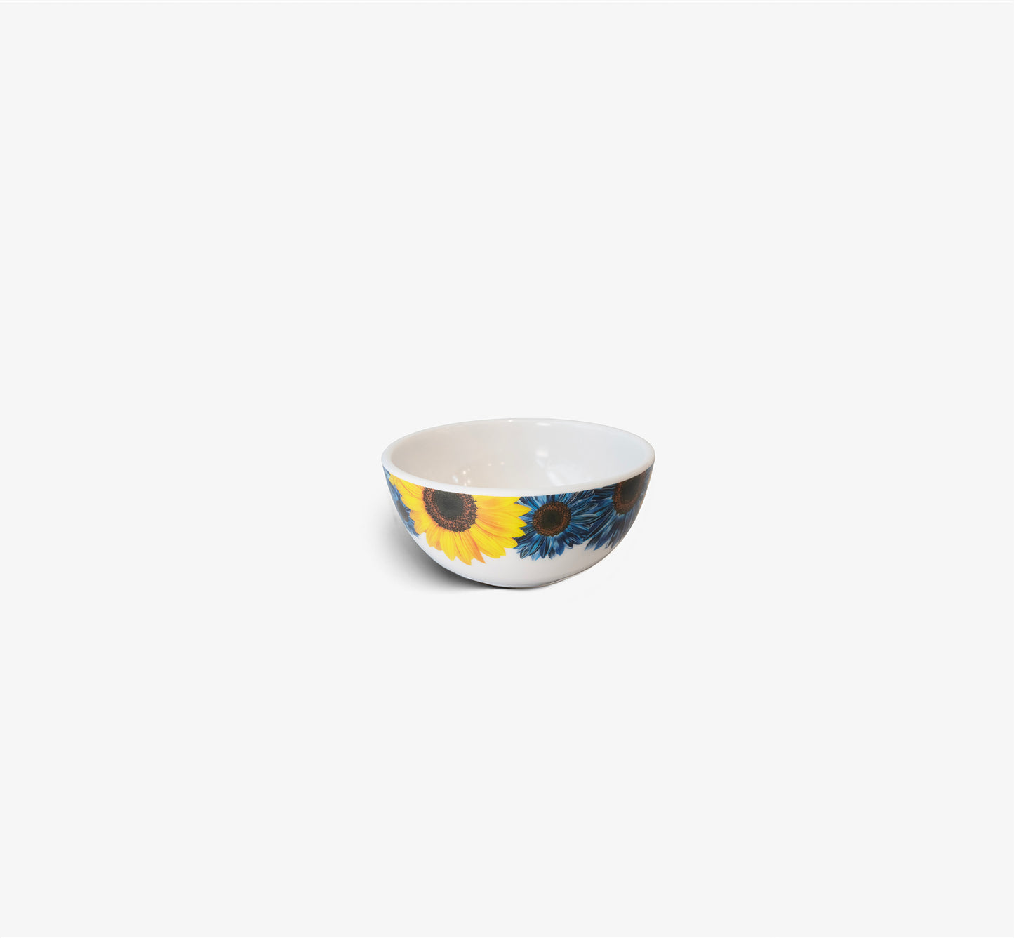 Blue Sunflower Melamine Bowl Set of 4