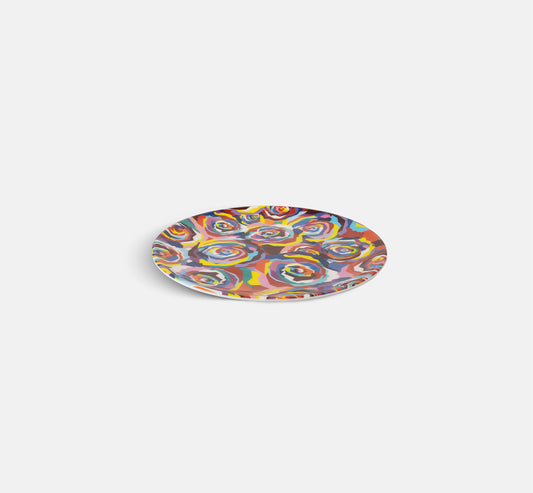 Multicolored Roses Dinner Plate Set of 4