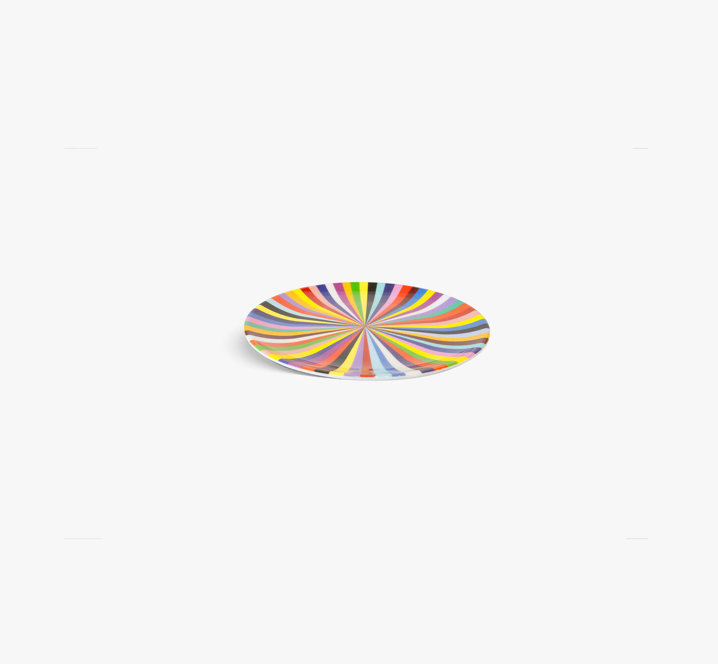 Multicolored Starburst Salad Plate Set of 4