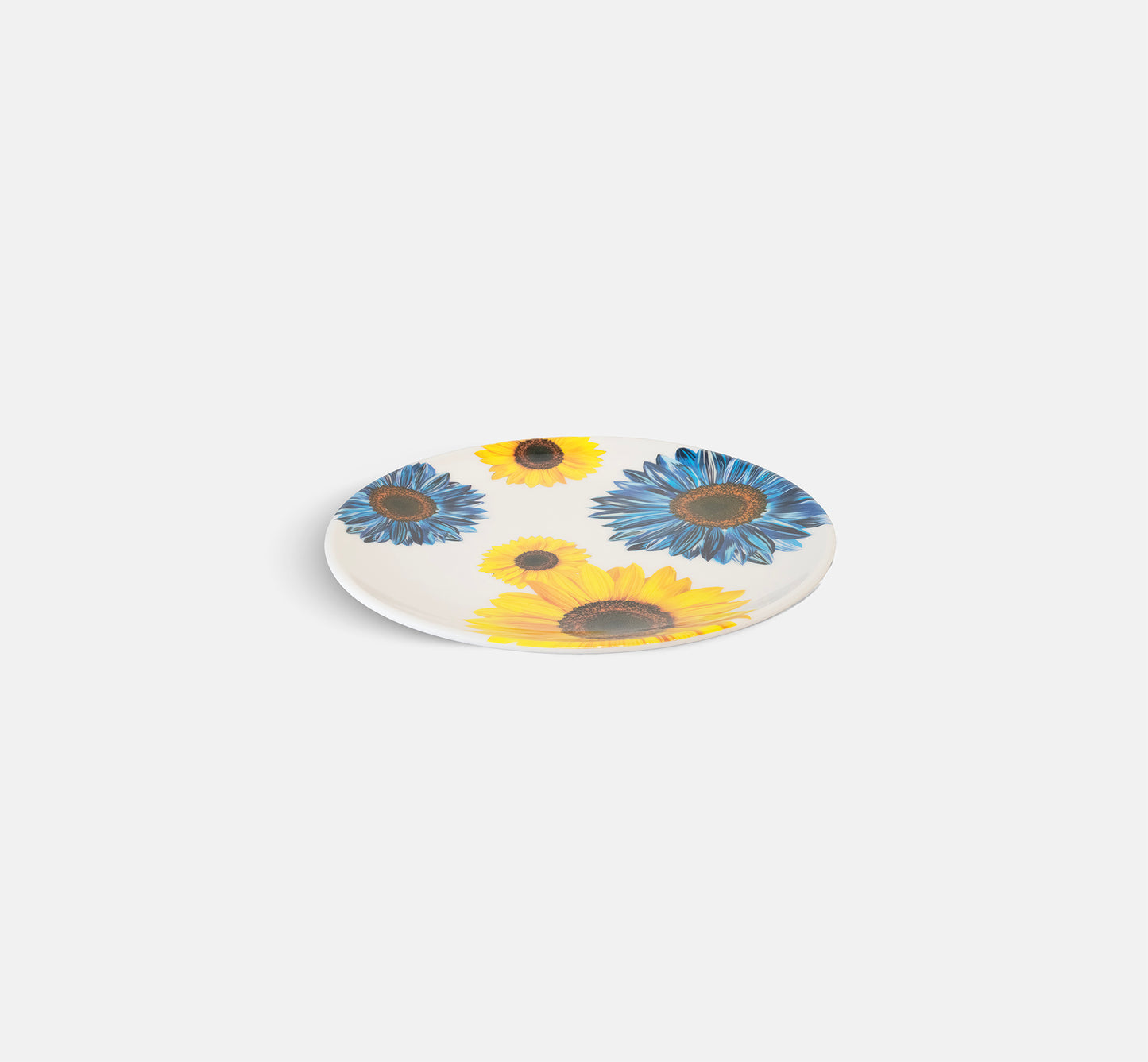 Blue Sunflower Dinner Plate Set of 4