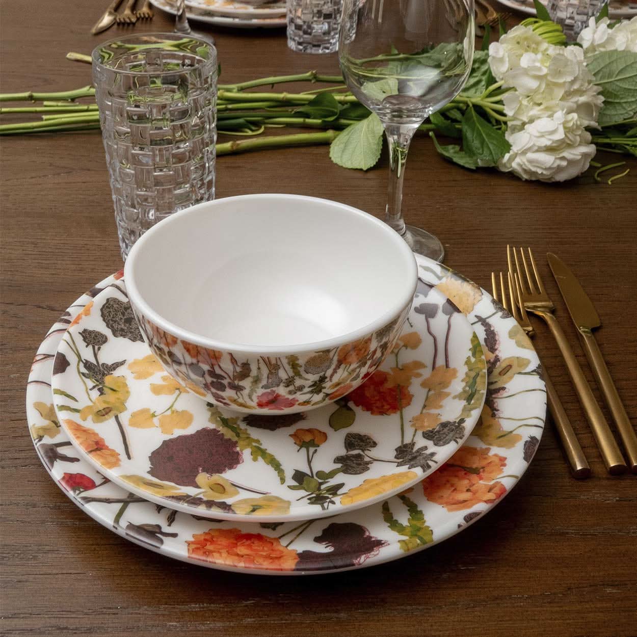 Auburn Bouquet Starter Set - 12 Piece Setting