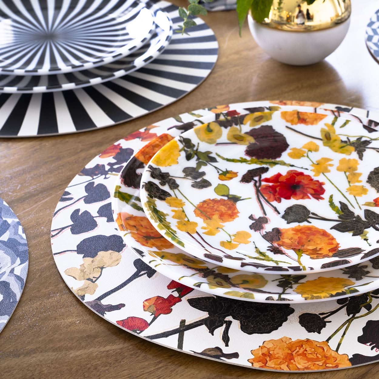 Auburn Bouquet Salad Plate Set of 4