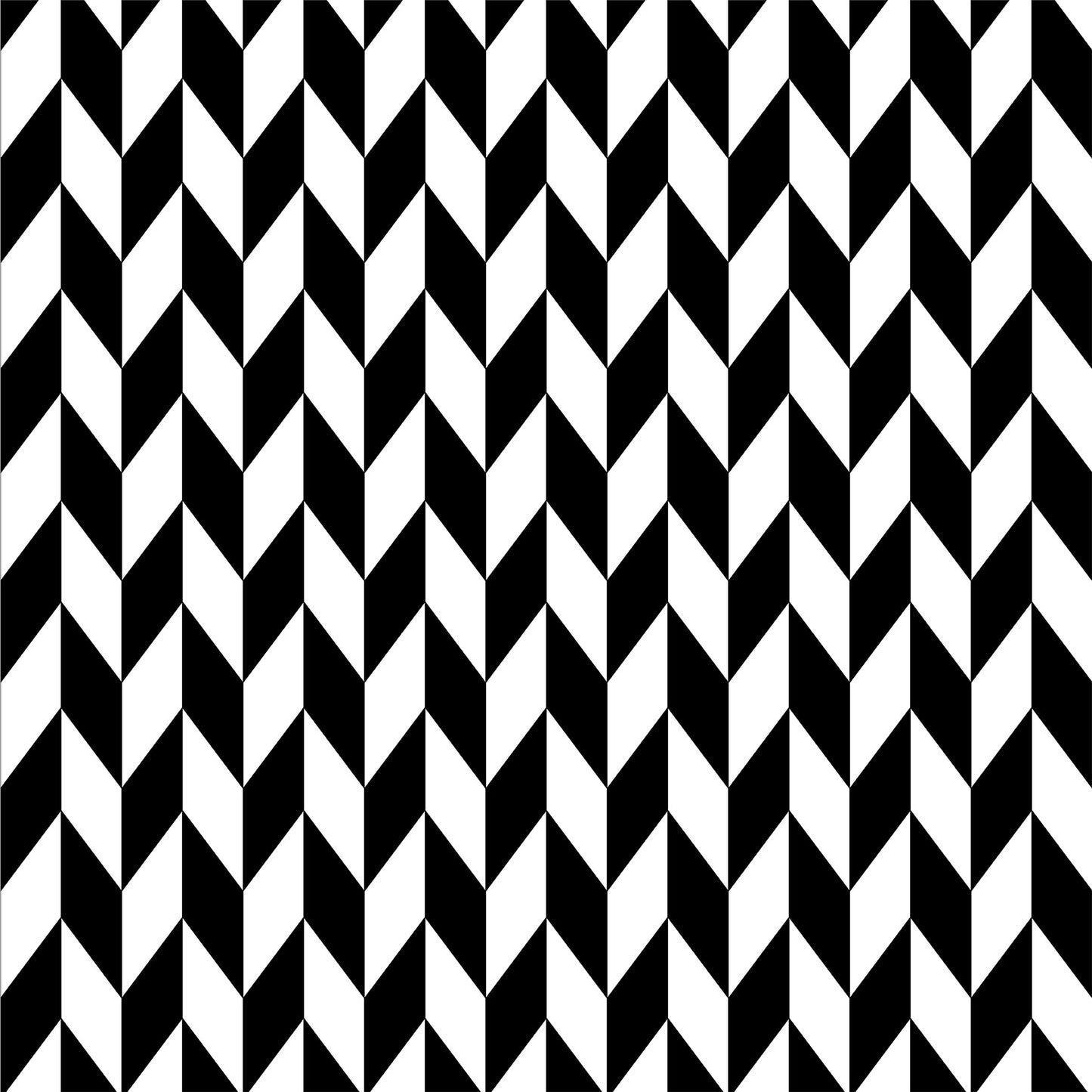 B&W Chevron Art Print