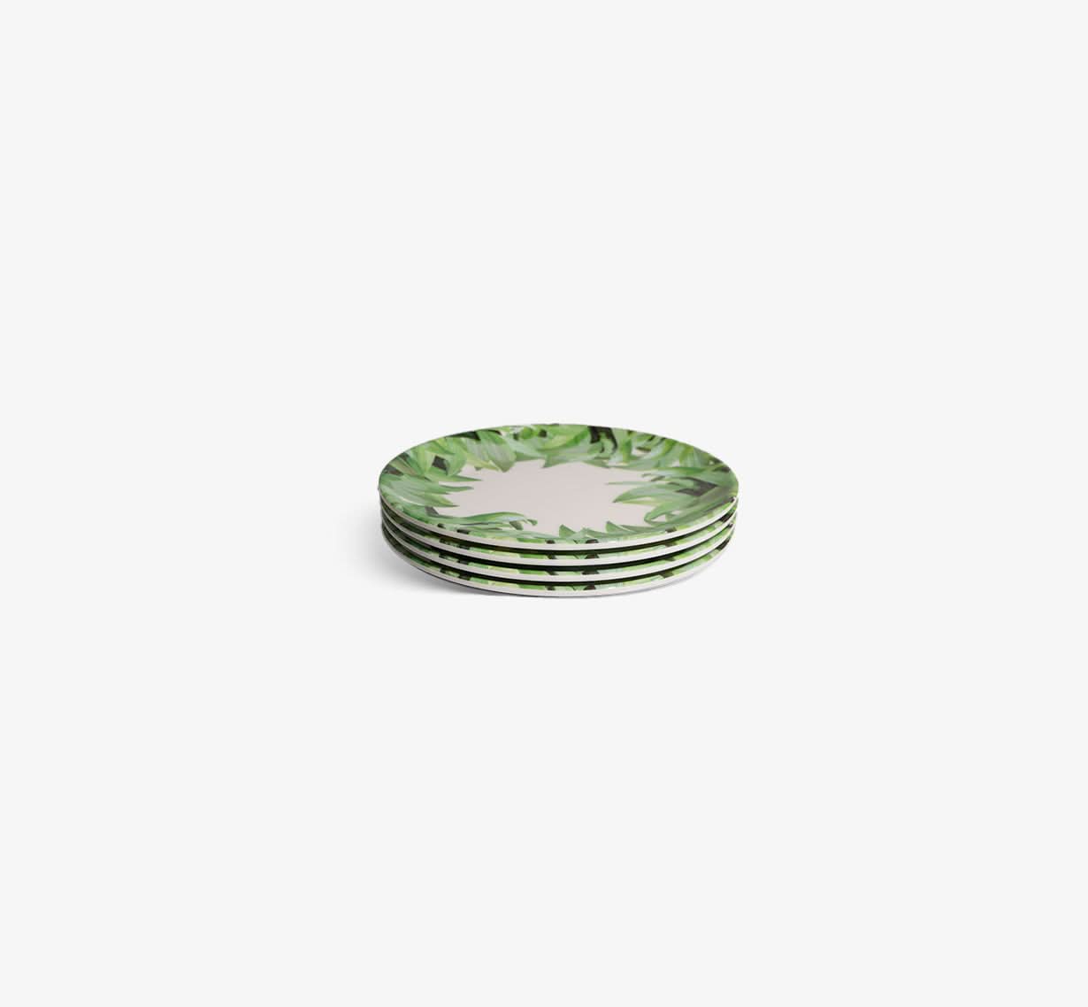 Pura Vida Salad Plate Set of 4