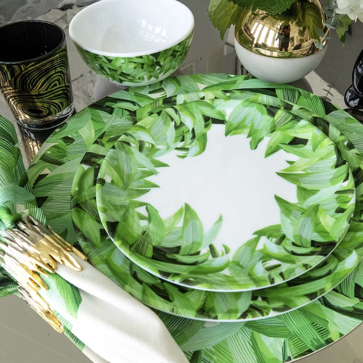 Pura Vida Salad Plate Set of 4