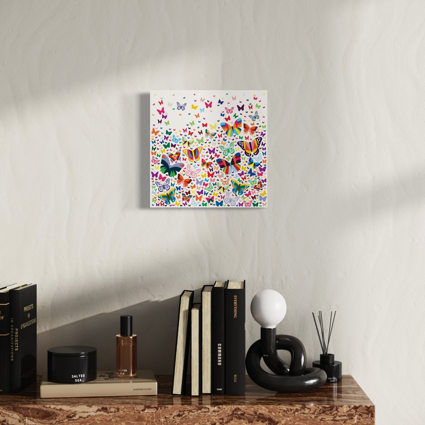 Multicolored Butterflies Art Print