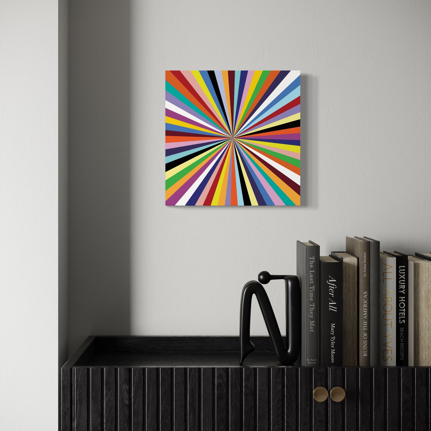 Multicolored Starburst Art Print