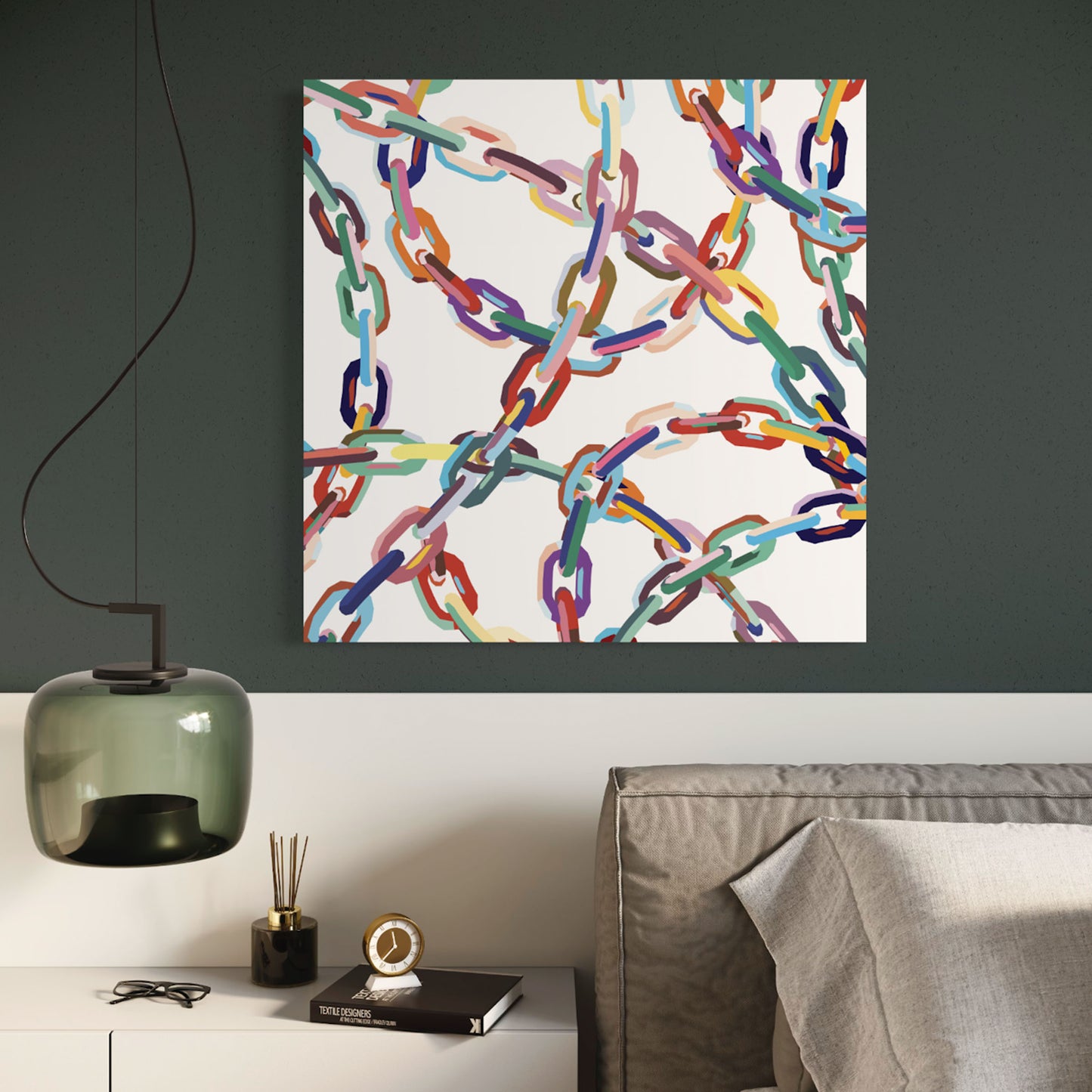 Chain Link Art Print