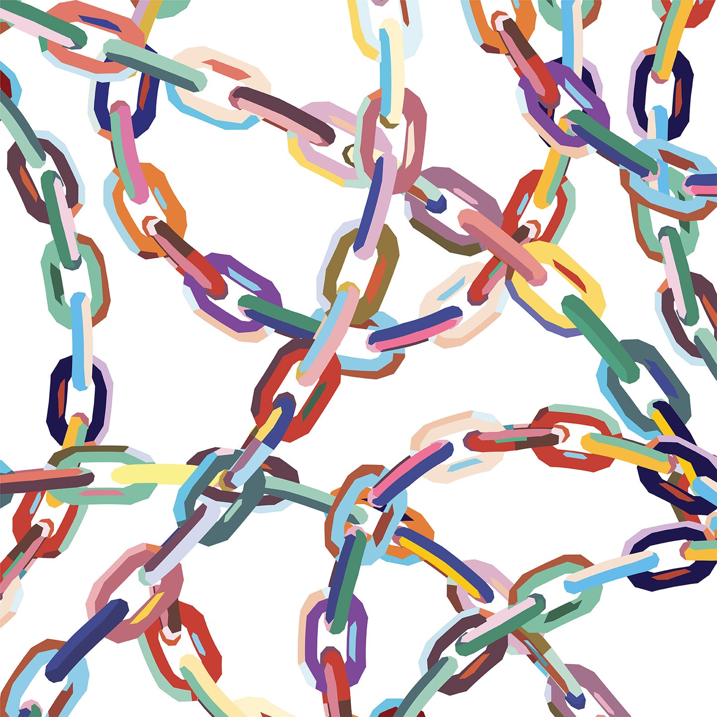 Chain Link Art Print