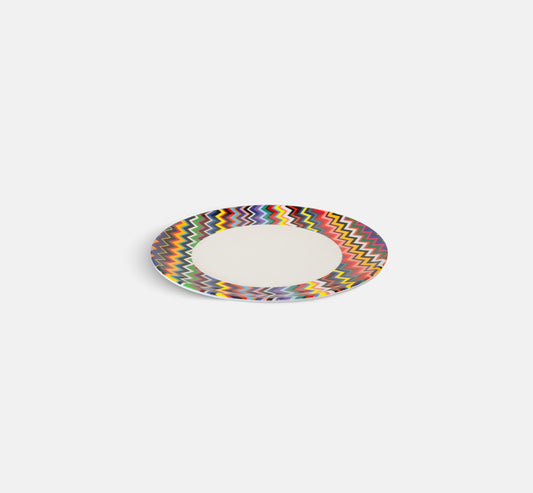 Multicolored Zigzag Dinner Plate Set of 4