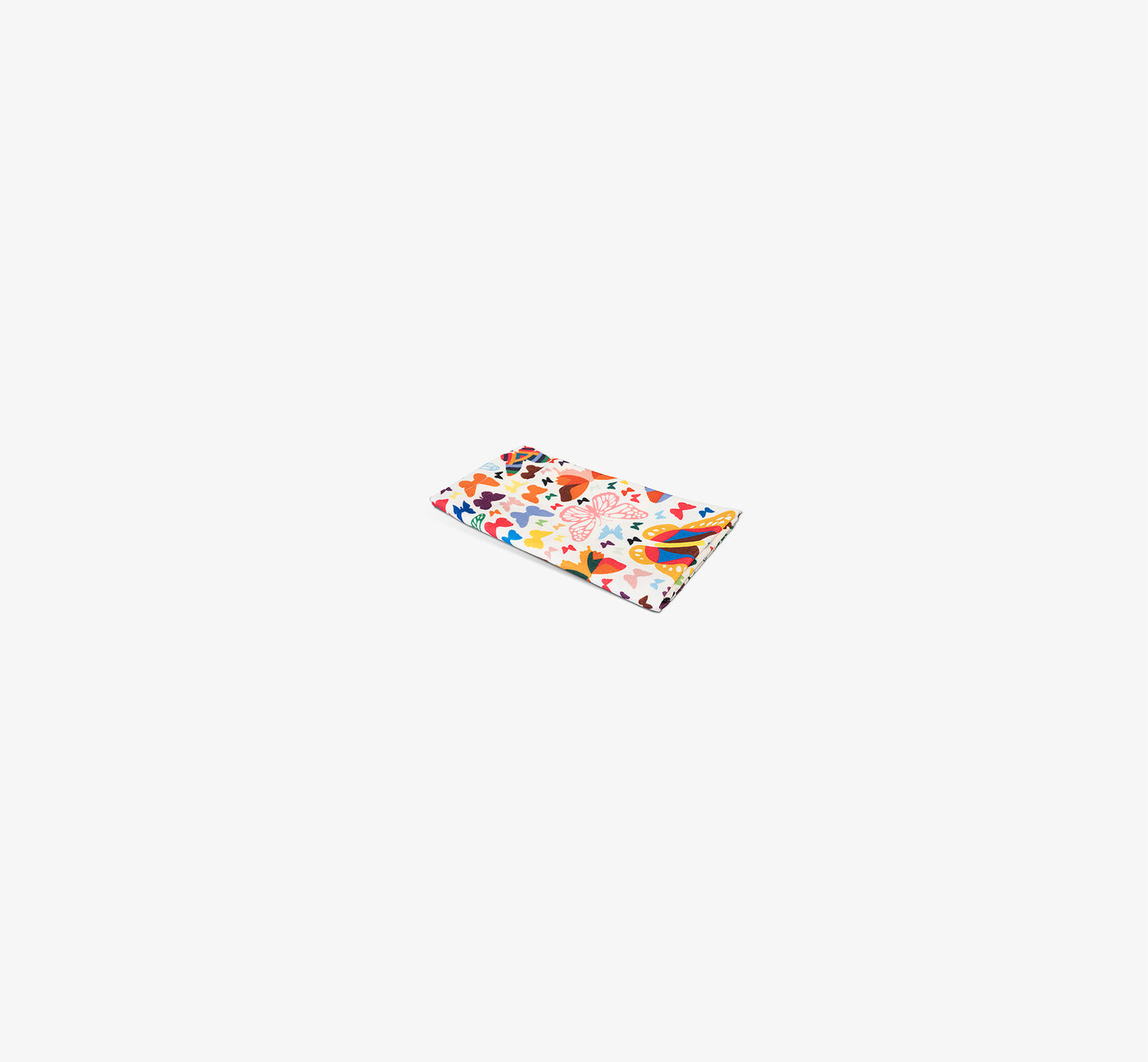 Multicolored Butterflies Faux Linen Napkin Set of 4
