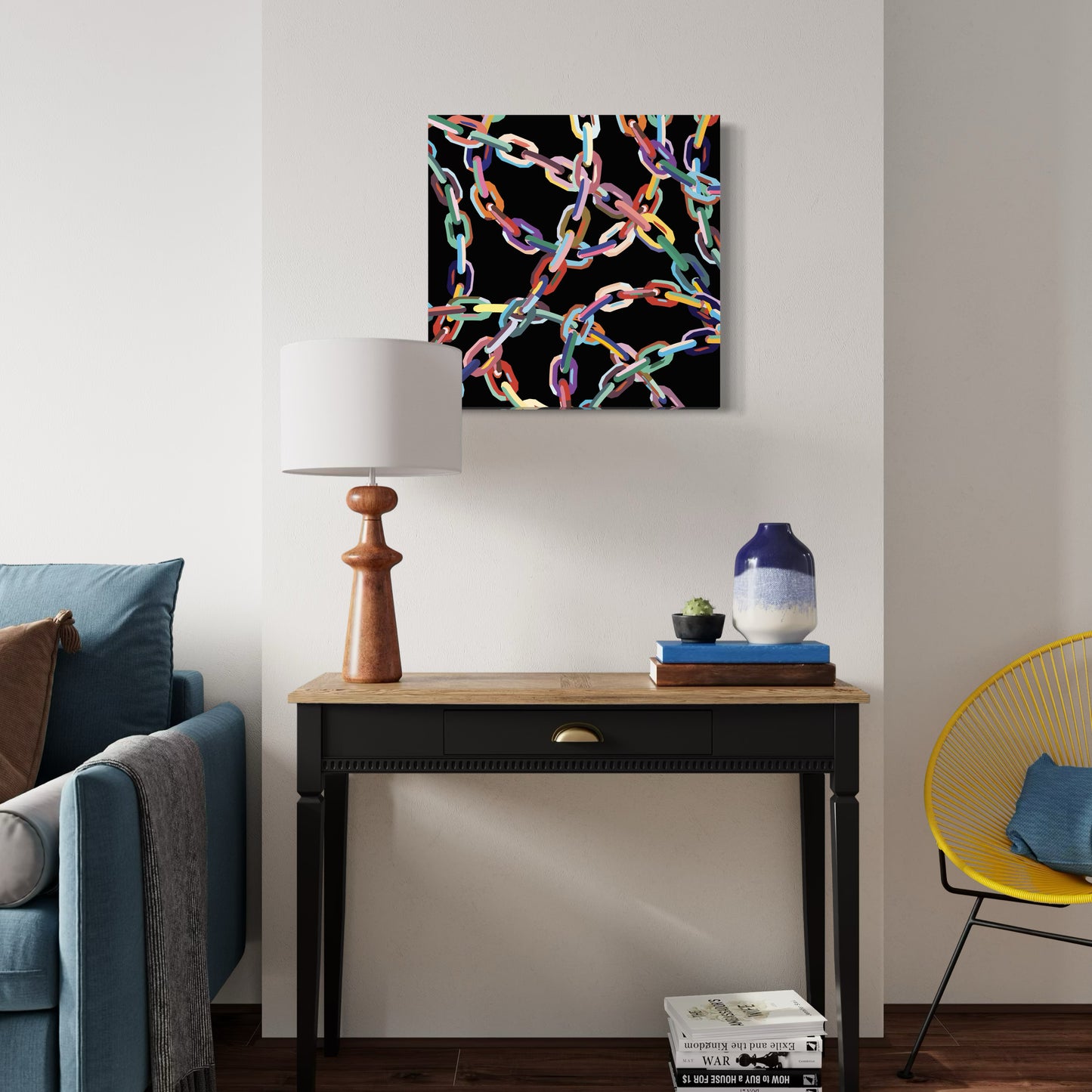 Chain Link Art Print