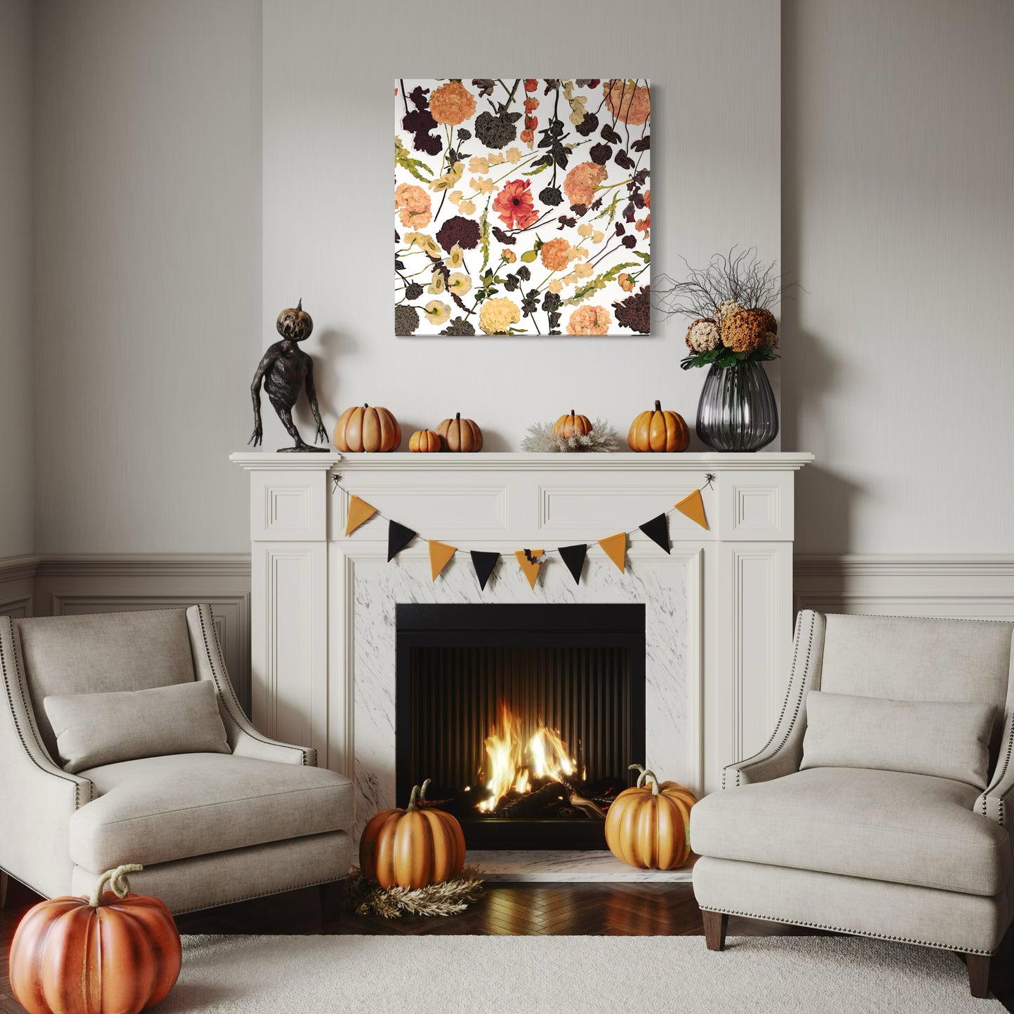 Auburn Bouquet Art Print