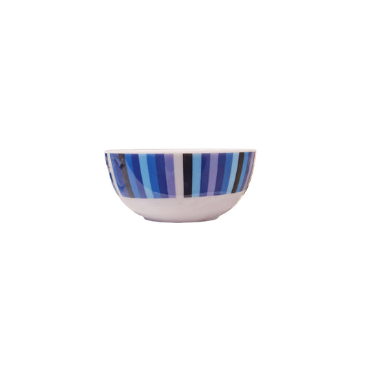 Blue Link & Starburst Melamine Bowl Set of 4