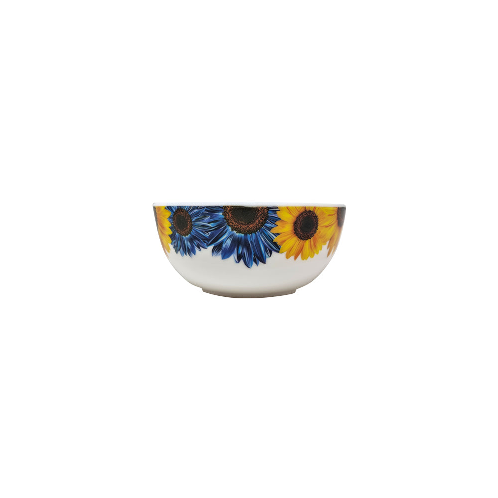 Blue Sunflower Melamine Bowl Set of 4