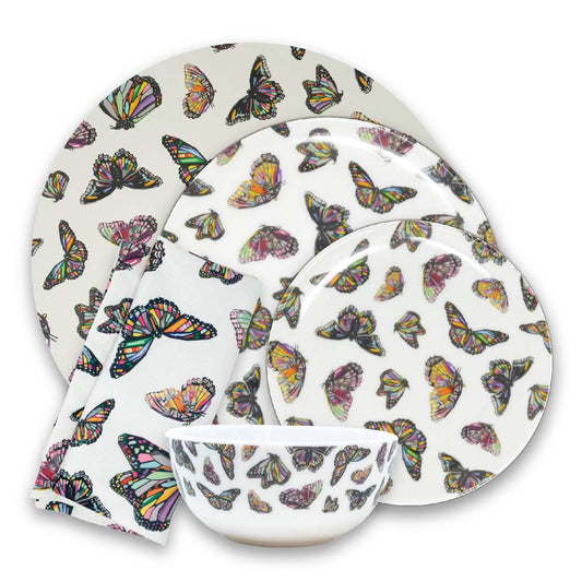 Butterflies Hostess Set - 20 Piece Setting