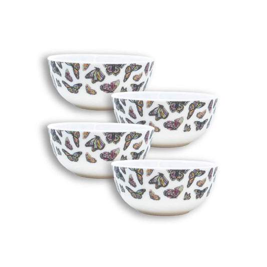 Butterflies Melamine Bowl Set of 4