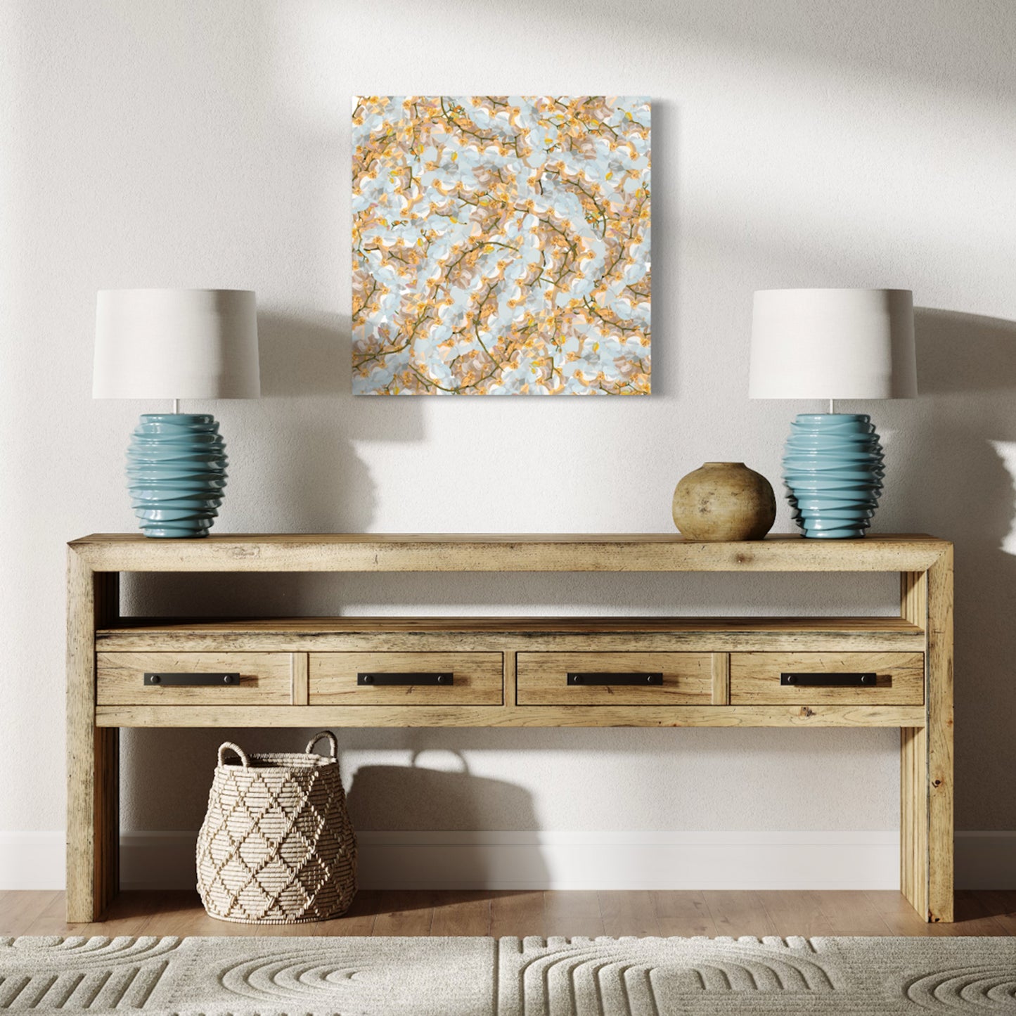 Cream Orchid Art Print