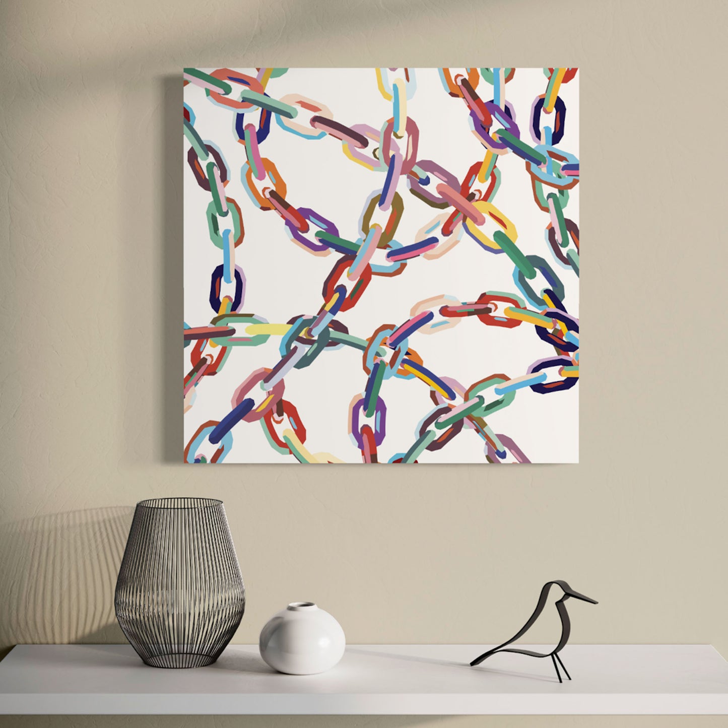 Chain Link Art Print